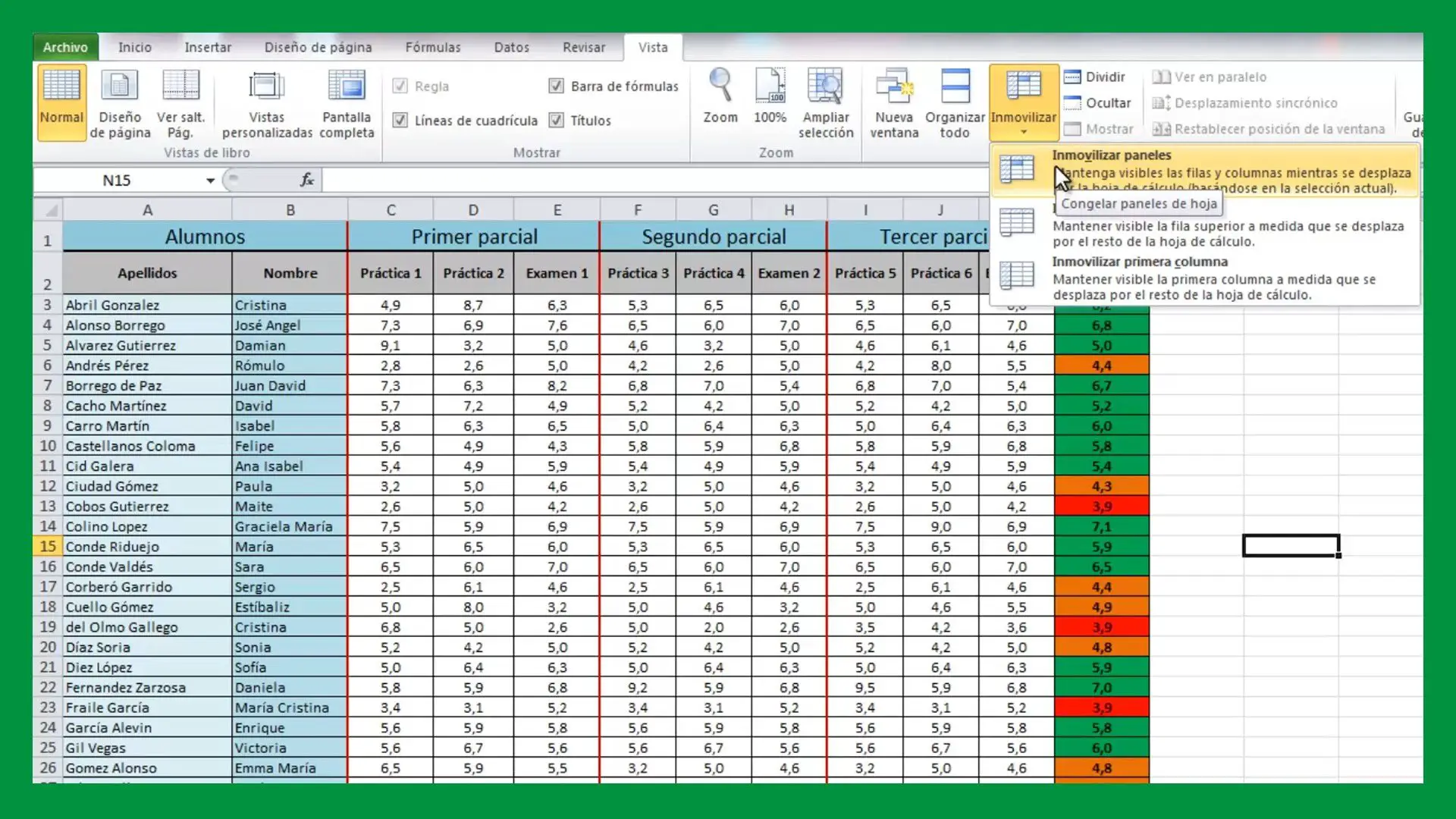 Cómo inmovilizar filas en Excel 2010: Trucos y consejos