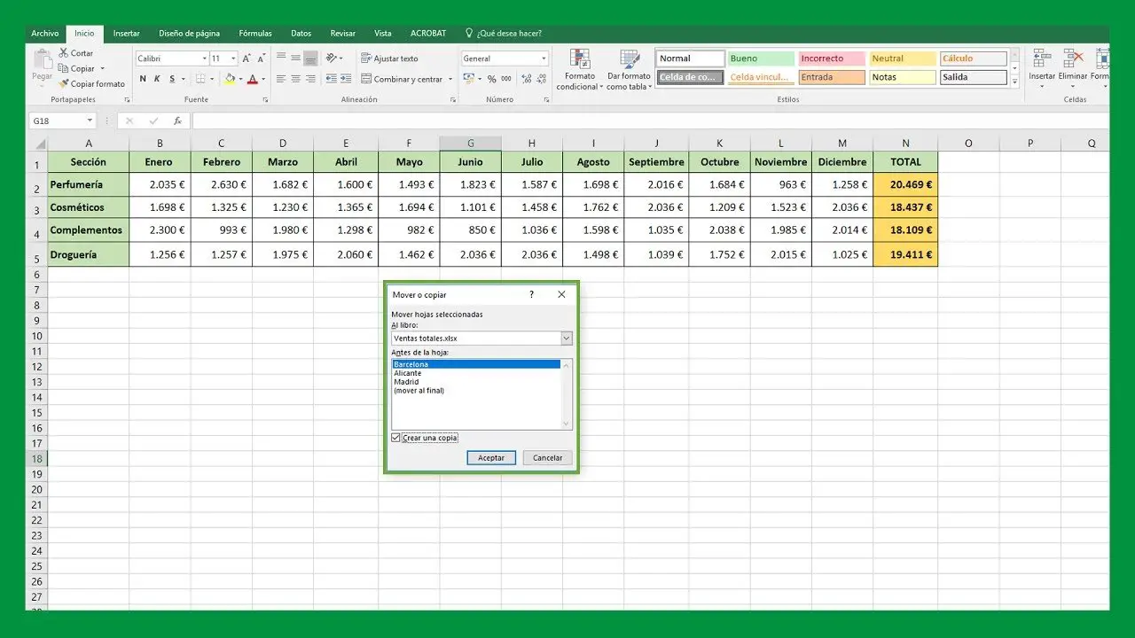 Excel Cómo Mover O Copiar Hoja De Excel A Otro Libro Saber Programas